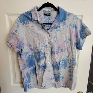 Big Bud Press Tie Dye Button Up